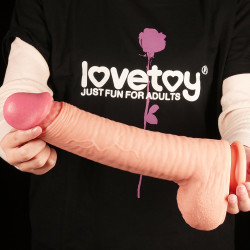 LoveToy Nature Cock Gode réaliste King Size XL Nature Cock 25 x 6cm 